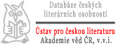 Divnej Brouk - databáze českých literárních osobností - Ústav pro českou literaturu, Akademie věd ČR, v.v.i. - logo
